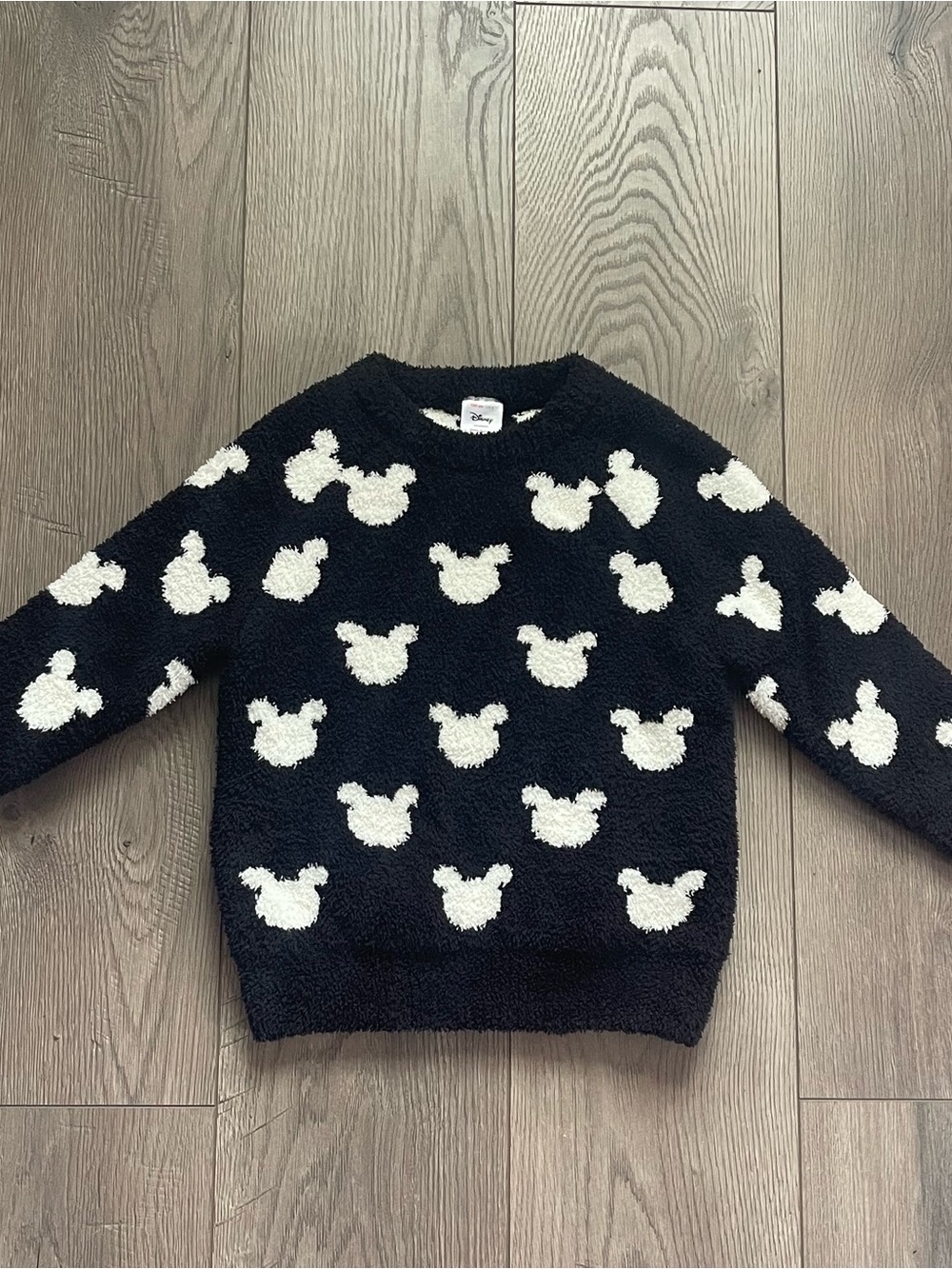 Hanna Andersson Disney Collection Mickey Mouse Kids Size 4 Marshmallow Sweater